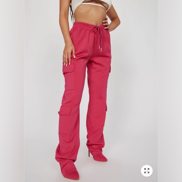Fashion Nova Shoes - Fashion Nova Pink Roxy Pants With Attached Boots-Shoe Size 9 NIB💗
